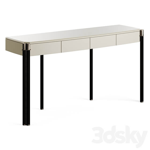 Capital Collection Console With Drawers Mayfair 3D Models