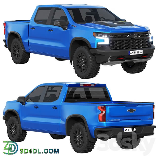 Chevrolet Silverado ZR2 2022 3D Models