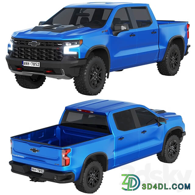 Chevrolet Silverado ZR2 2022 3D Models