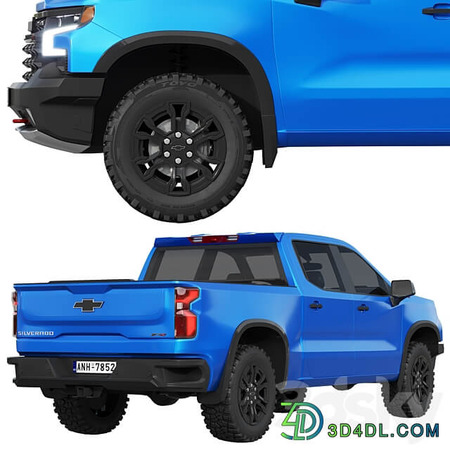 Chevrolet Silverado ZR2 2022 3D Models