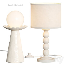 Naturalist Sarah West Elm Table Lamp 3D Models 