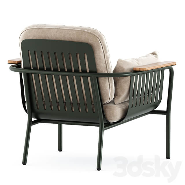 Capa Lounge Garden armchair by gandiablasco Arm chair 3D Models