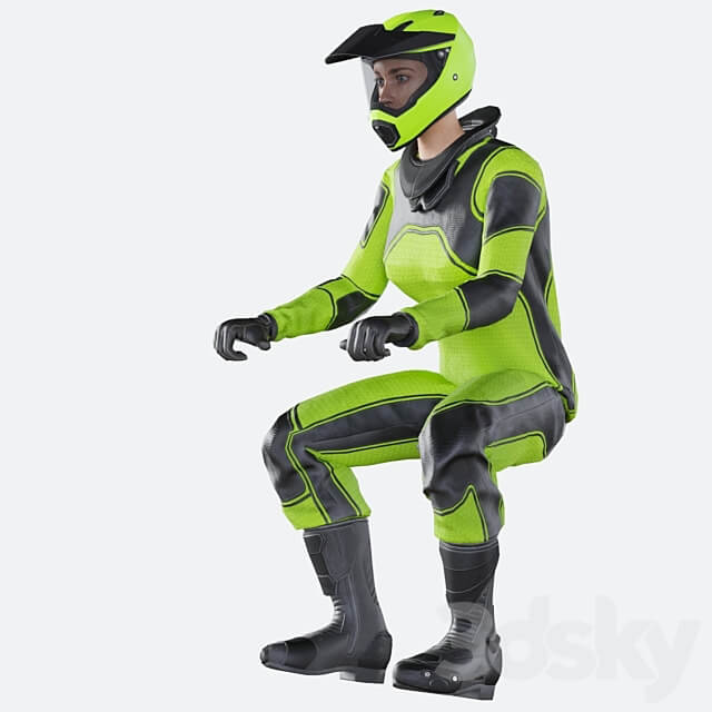 motorcyclist 3D Models