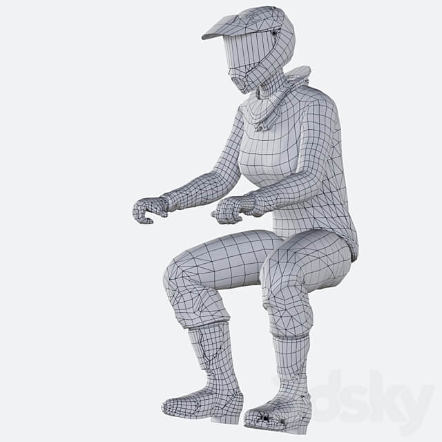 motorcyclist 3D Models
