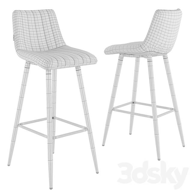 Bar stool Derry G108 72 3D Models