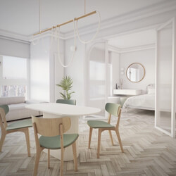 3D Interior Apartment 247 Scene File 3dsmax By Ha Huong Tra 