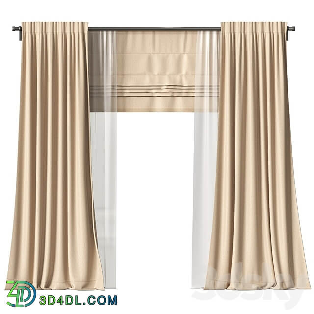 Curtains 3D Models