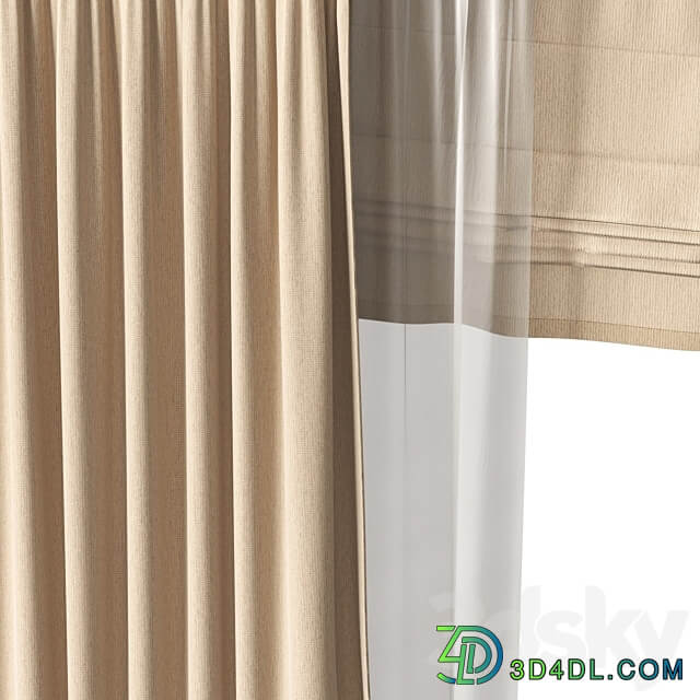 Curtains 3D Models
