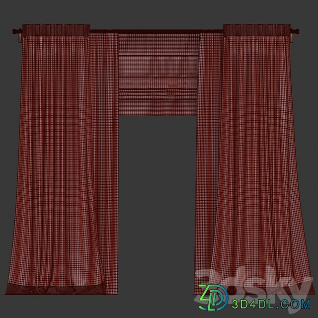 Curtains 3D Models