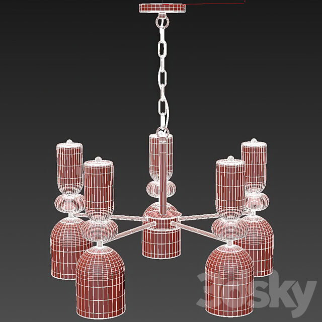 Pendant chandelier Lumion Gillian 5235 5. 4589 5 Pendant light 3D Models