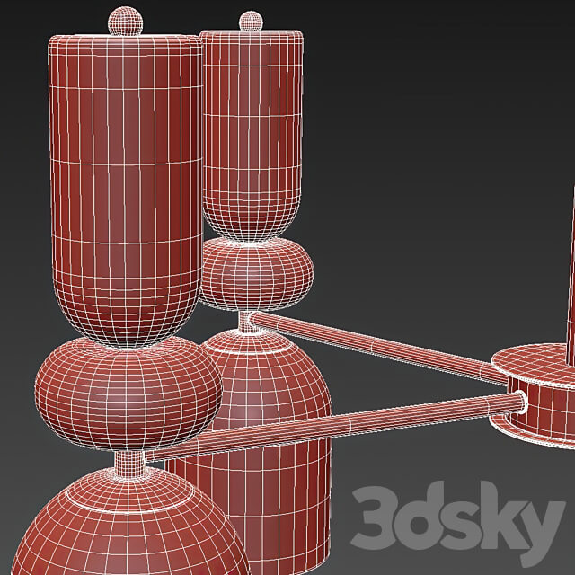 Pendant chandelier Lumion Gillian 5235 5. 4589 5 Pendant light 3D Models