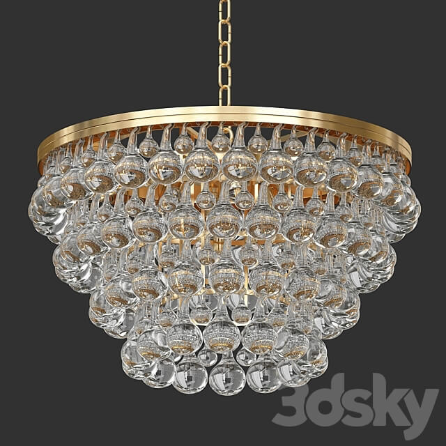 Four exclusive Eichholtz chandeliers Pendant light 3D Models