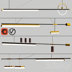 ZODIAC collection Pendant light 3D Models 