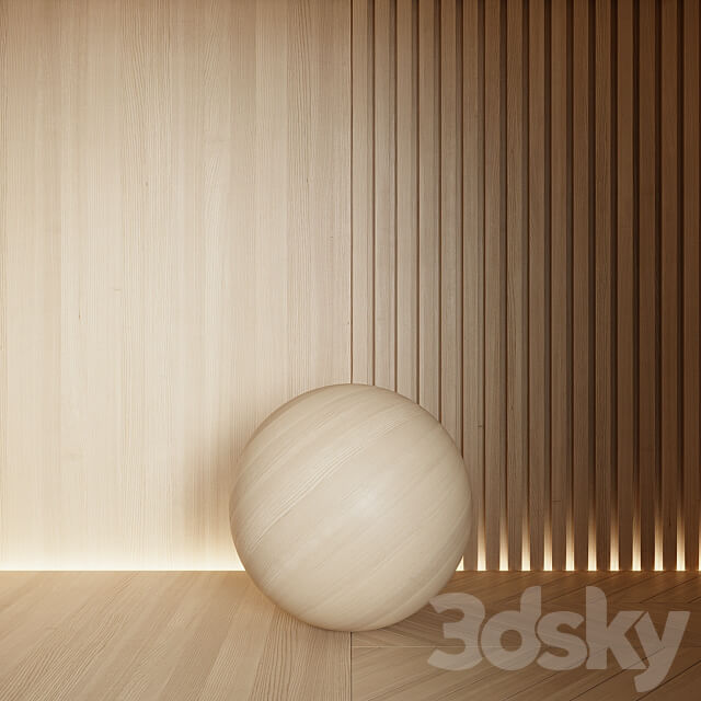 Wood material seamless 3D Models