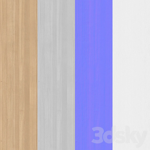 Wood material seamless 3D Models