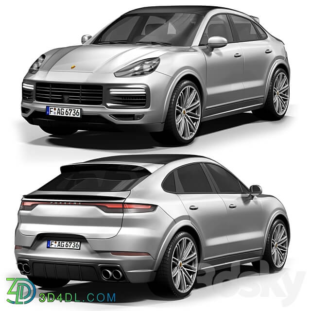 Porsche Cayenne 2022 3D Models