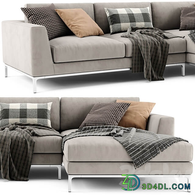 Ditre Italia Artis Chaise Longue Sofa 02 3D Models
