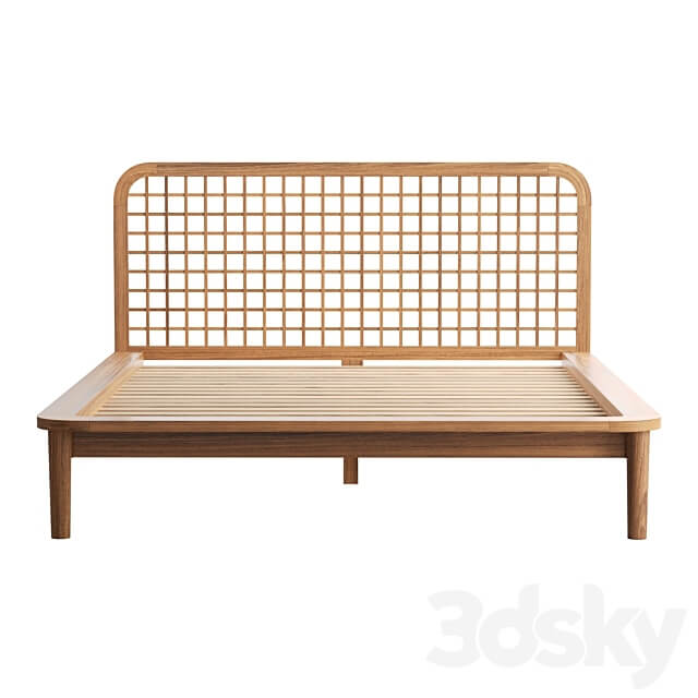 Nyla Platform Bed Bed 3D Models
