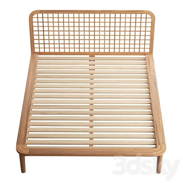 Nyla Platform Bed Bed 3D Models