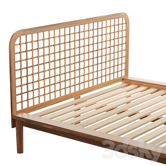 Nyla Platform Bed Bed 3D Models