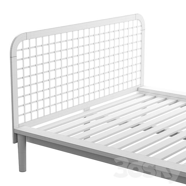 Nyla Platform Bed Bed 3D Models