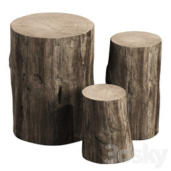 Stump tables 3D Models 
