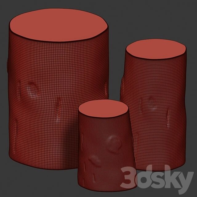 Stump tables 3D Models