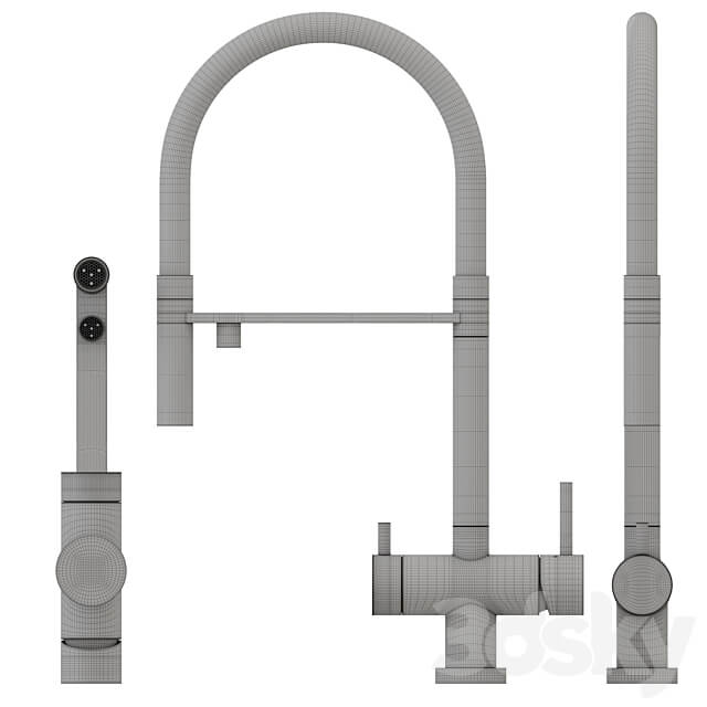 Omoikiri Kanto GB Set Faucet 3D Models