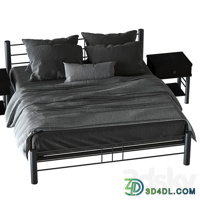 Chris metal bed Bed 3D Models
