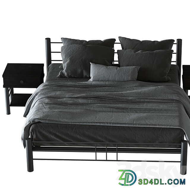 Chris metal bed Bed 3D Models