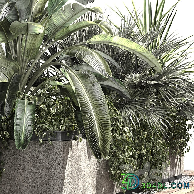 OUTDOOR PLANT BOX V3 3D Models