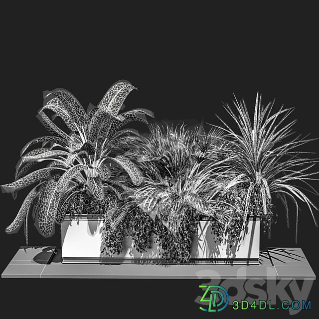 OUTDOOR PLANT BOX V3 3D Models