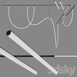 Track system Centersvet FREELIGHT TUBE LINE 3D Models 