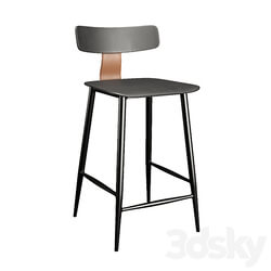 Semi bar chair Ant 3D Models 