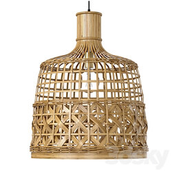 New Bamboo Ceiling Lamp light alternative Pendant light 3D Models 