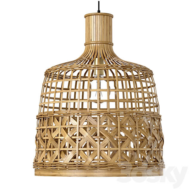 New Bamboo Ceiling Lamp light alternative Pendant light 3D Models