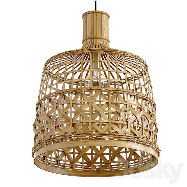 New Bamboo Ceiling Lamp light alternative Pendant light 3D Models