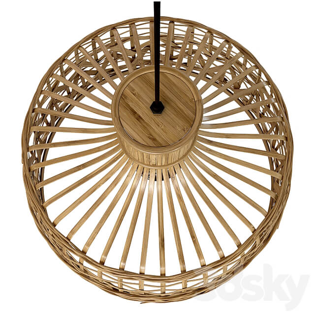 New Bamboo Ceiling Lamp light alternative Pendant light 3D Models