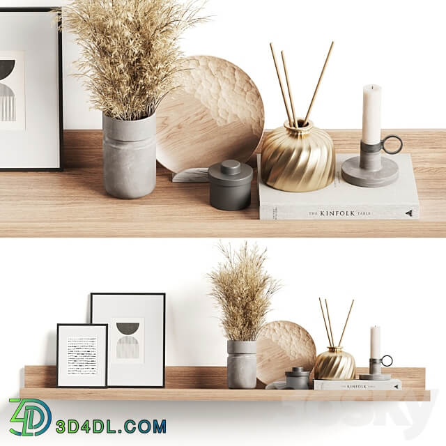 Decorative set 057 3D Models