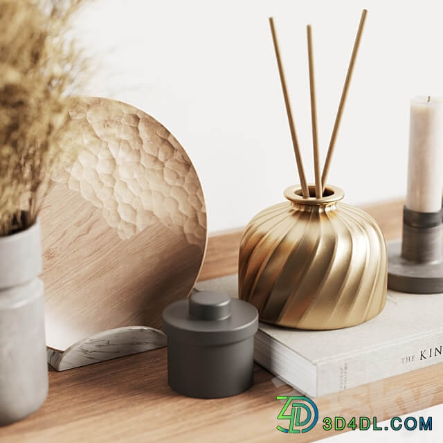 Decorative set 057 3D Models