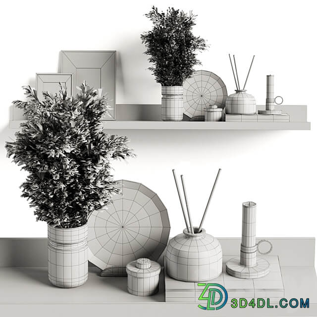 Decorative set 057 3D Models