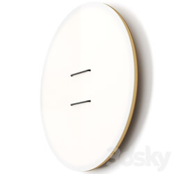 Exclusive Button by Andlight Wall Lamp 3D Models 