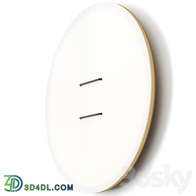 Exclusive Button by Andlight Wall Lamp 3D Models