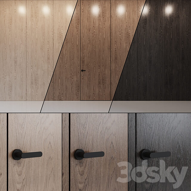 Door Wall Panel 02 Muzafarov Collections 3D Models