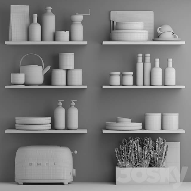 other kitchen accessories 23 3D Models
