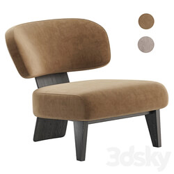 REEVES armchair by Minotti 3D Models 