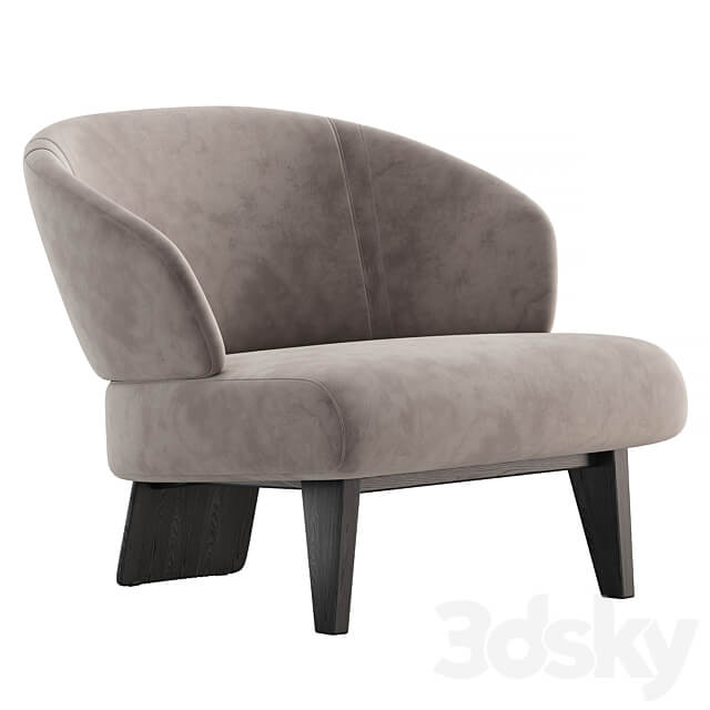 REEVES armchair by Minotti 3D Models