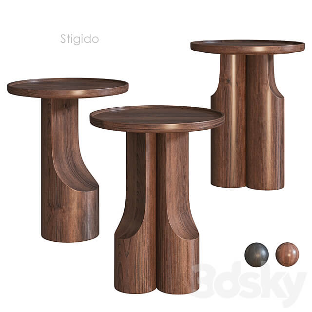 Stigido Side table AM PM 3D Models