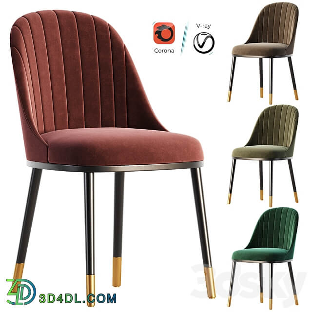 modern dining chair 3D Models