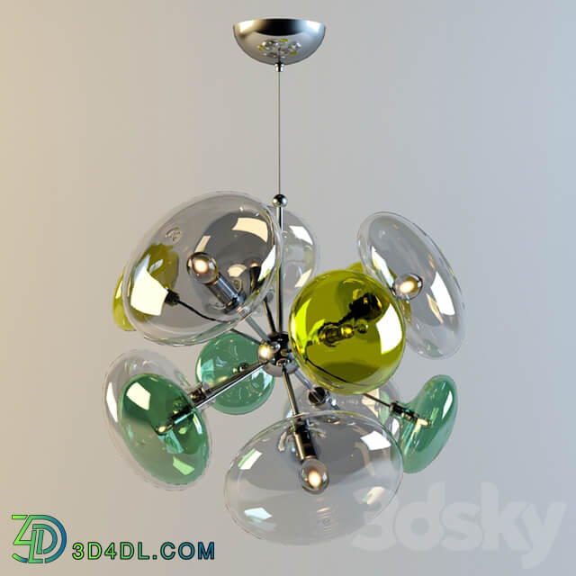 IDL moira Art. 366 3PF Pendant light 3D Models